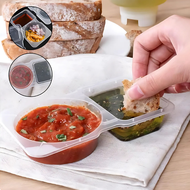Globetrek° FoodContainer: Dual Kompartiment Matoppbevaringsbeholder