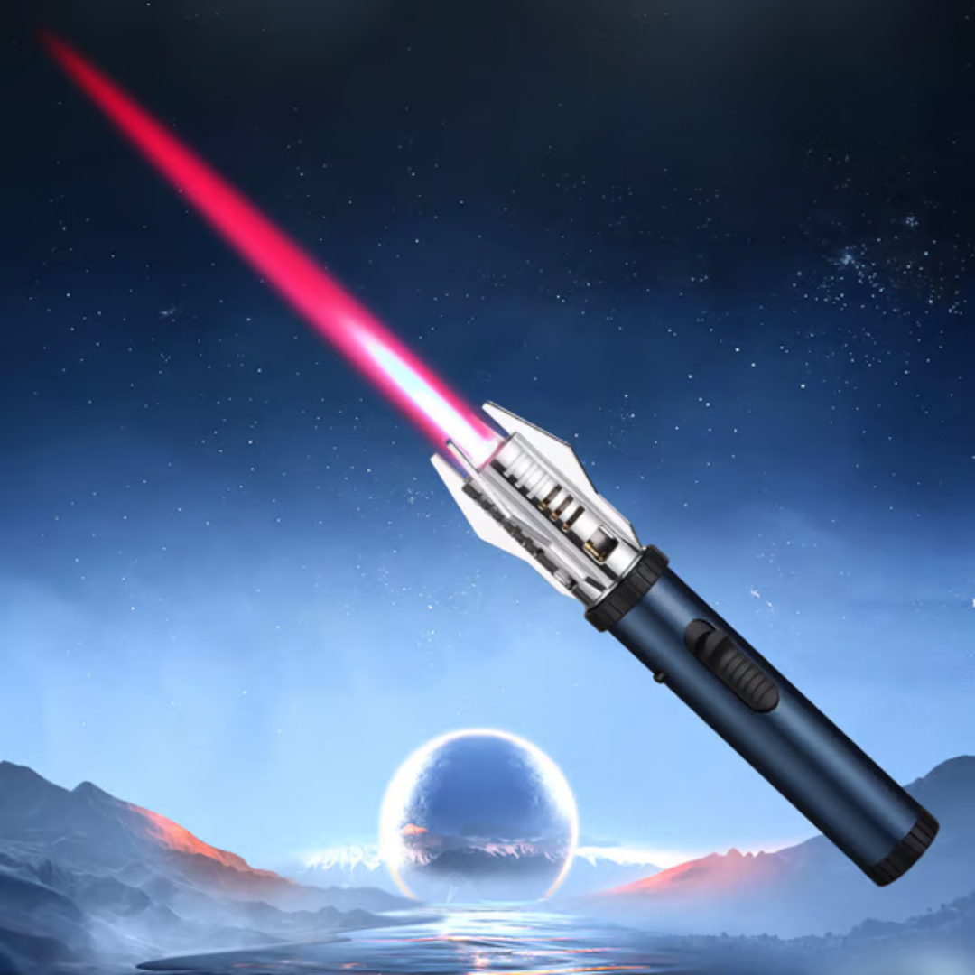 LightsaberFlame: Bærbar Lysssabel Vindtett Flamme Blåse Fakkel Lighter