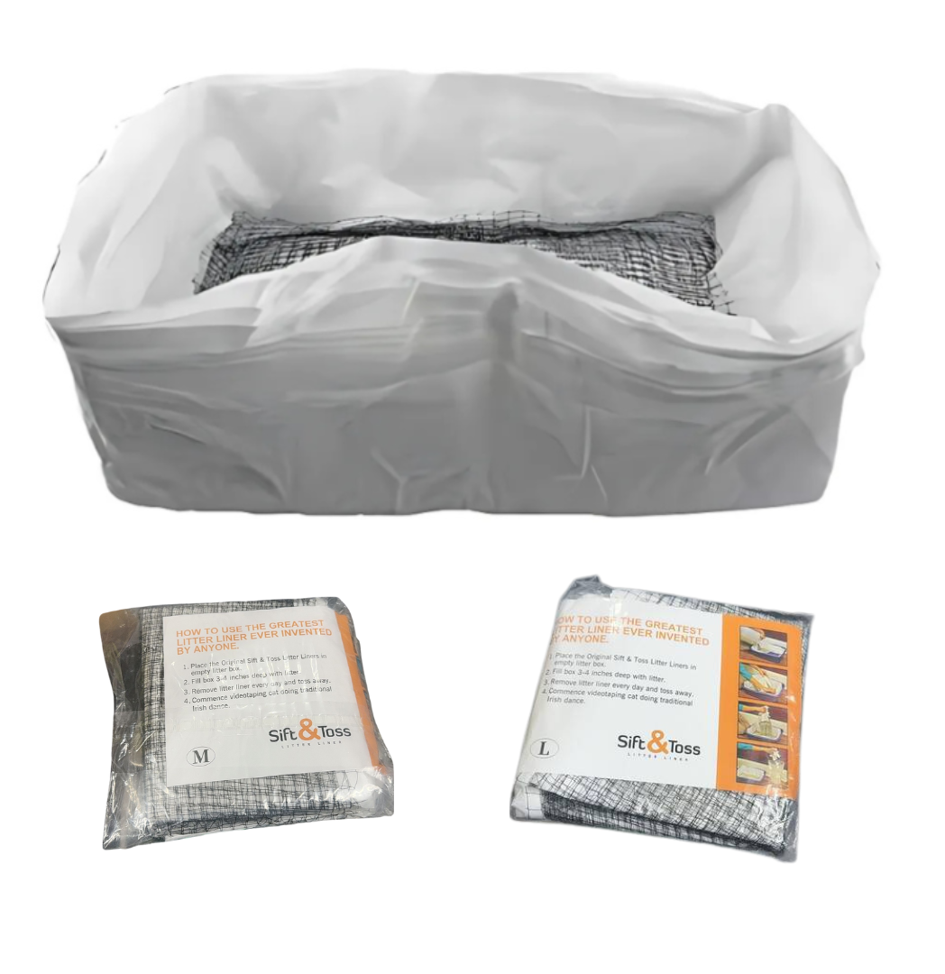 Catfri® WasteFilter 1+1 GRATIS: Gjenbrukbare Kattesand Foringer For Fjerning Av Avfall