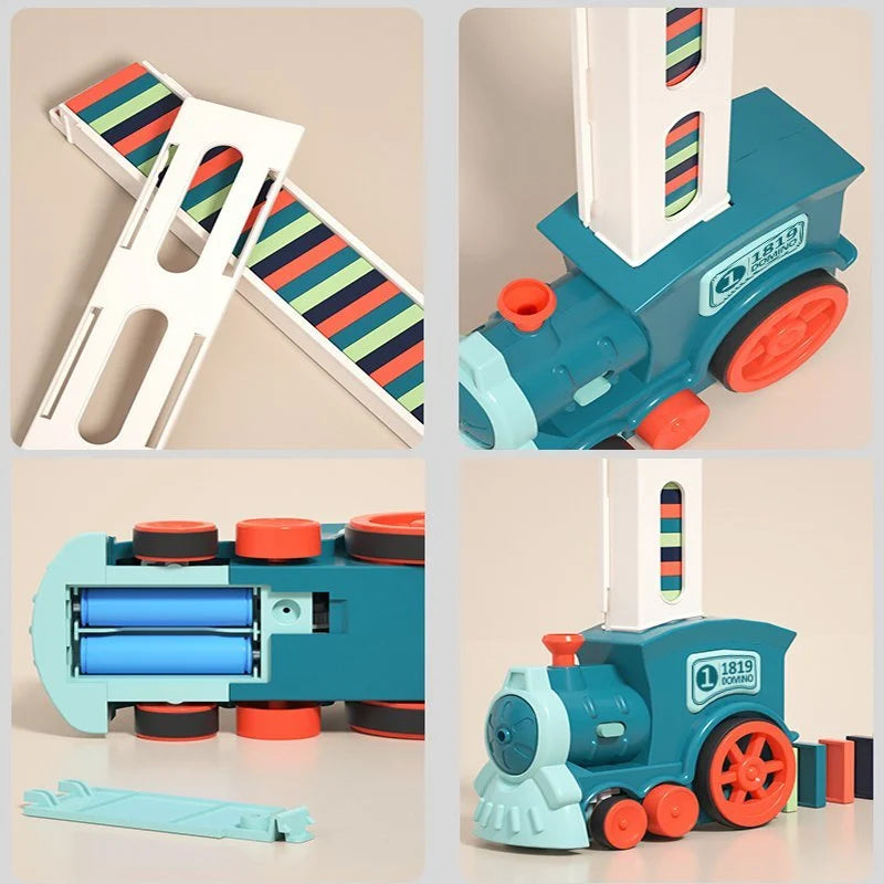 Kletshuts™ DominoTrain - Automatisk Domino Legging Tog Sett