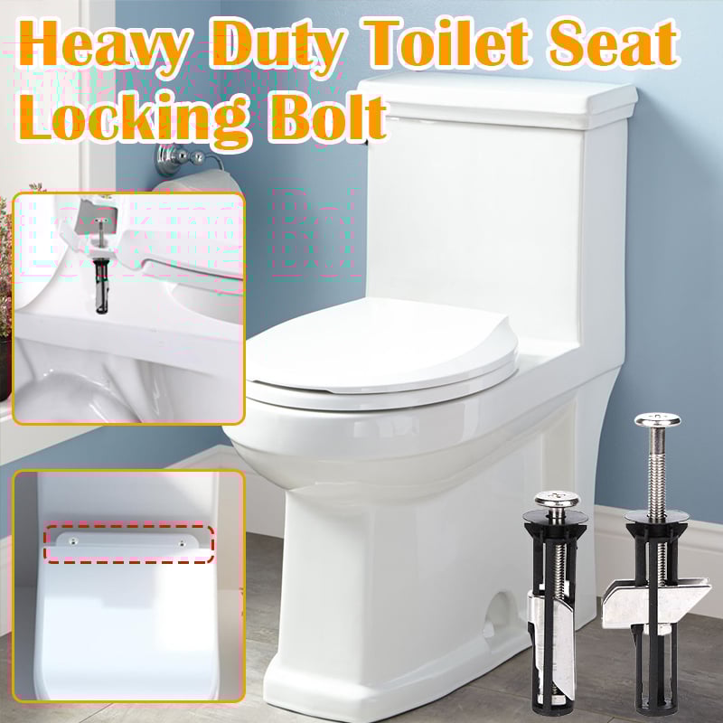 Globetrek° ToiletBolt 1+1 Sett GRATIS: Kraftig Duty Toalettsete Låsebolt Og Skruesett