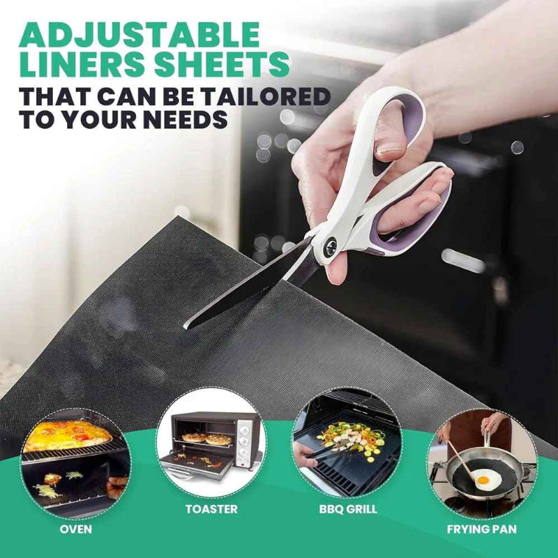 Globetrek° GrillMat – Ikke Klebr BBQ Grillmatter Med Lett Kuttet Eske