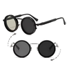 AdjustableSunglass: Lysende Lys Til Svakt Lys Justerbar Dimmingsolbrille Med Etui