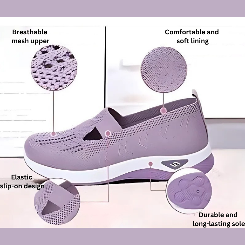 Happy™ StylishSneakers 1+1 GRATIS: Pustende Komfortabel Passform Stilige Joggesko