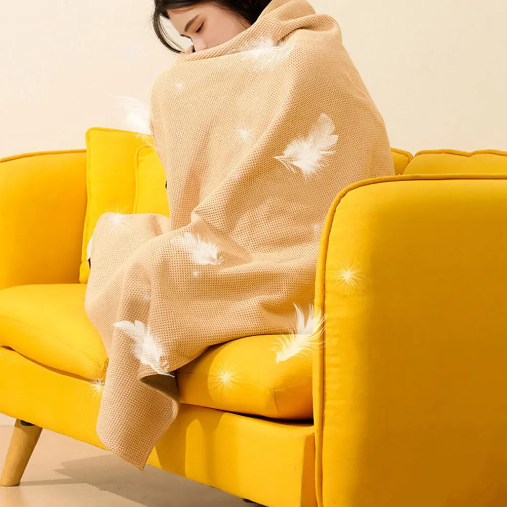 Icone™ HeatedShawl: Elektrisk Oppvarmet Sjal Termisk Komfort Vinter Varm Teppe