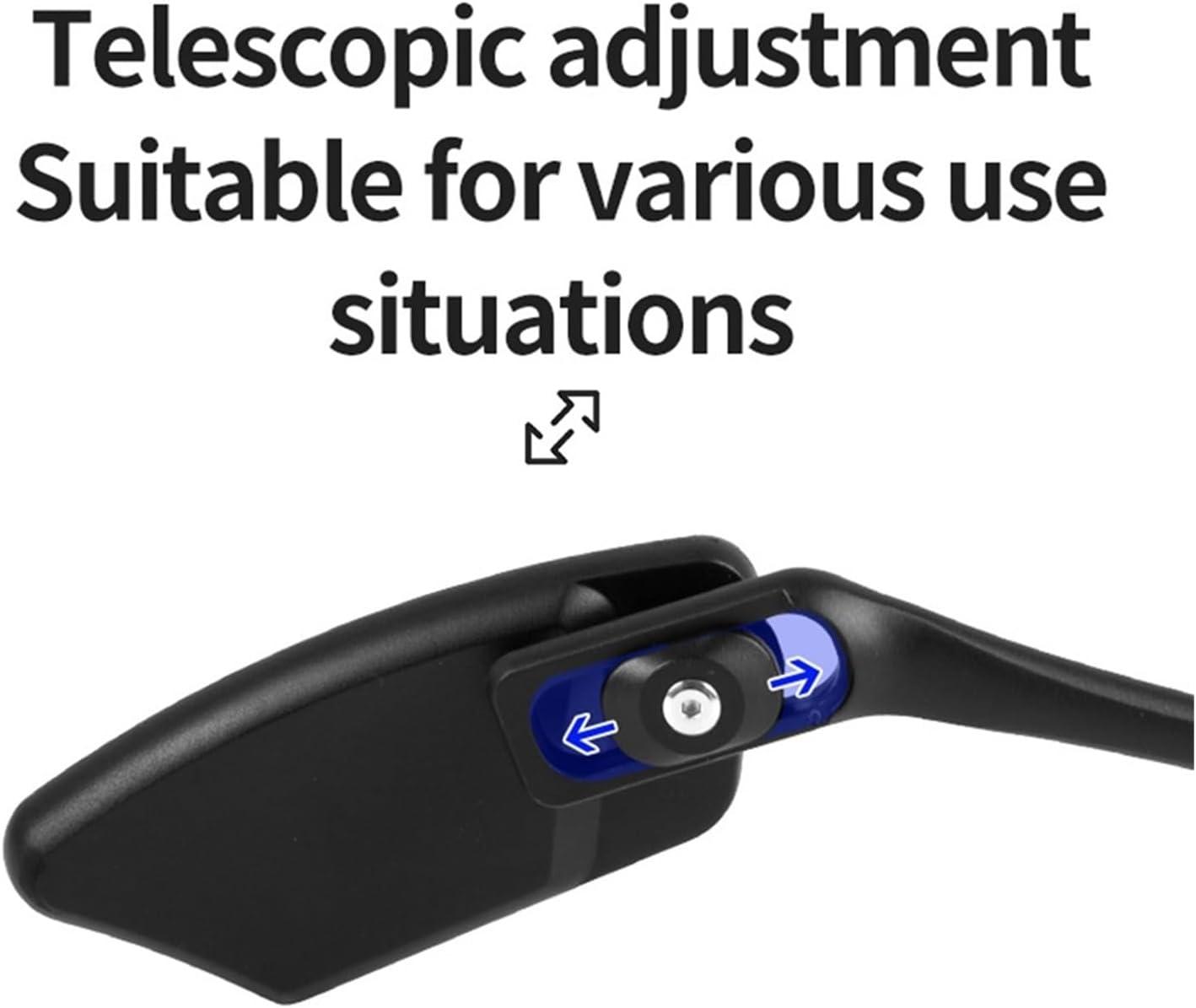 RearviewMirror: Sykler Og Motorsykler 360° Justerbare Bakspeil