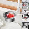 Globetrek° SinkStrainer 1+1 GRATIS: Rustfritt Filter Svan Stil Kumfilter
