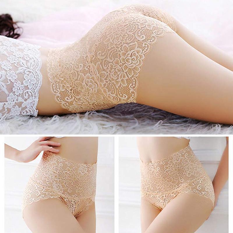 Icone™ LacePanties 1+1 GRATIS: Åndbar Høy Midje Sømløs Blonder Truser