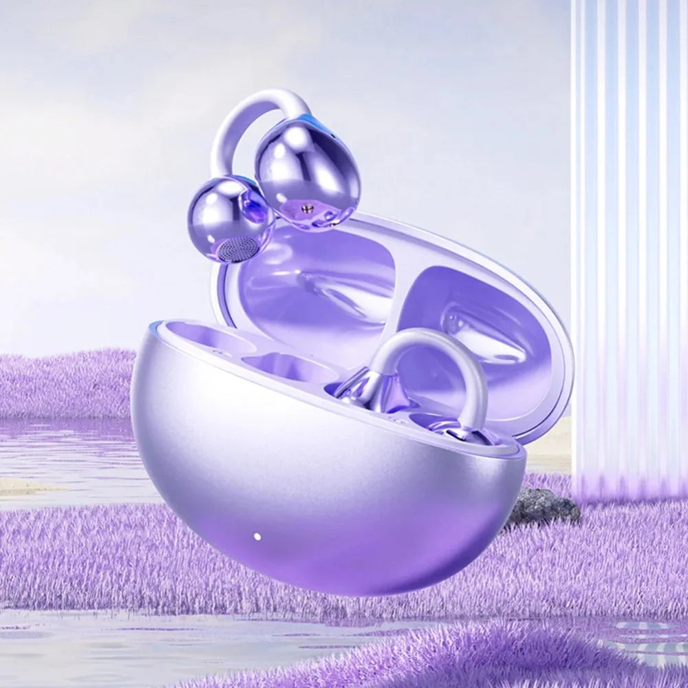 Clip-OnEarphone: Multifunksjonell Klar Lyd Komfortabel Klipp-På Øretelefon