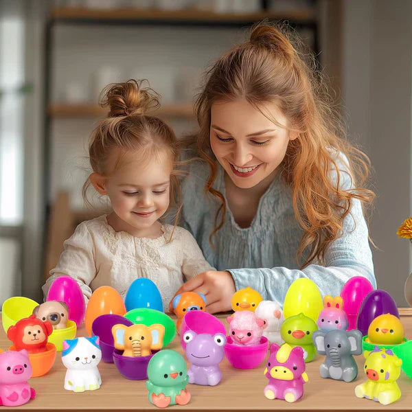 Kletshuts™ EggsSuprise: Påskeoverraskelsesegg Med Klemleker