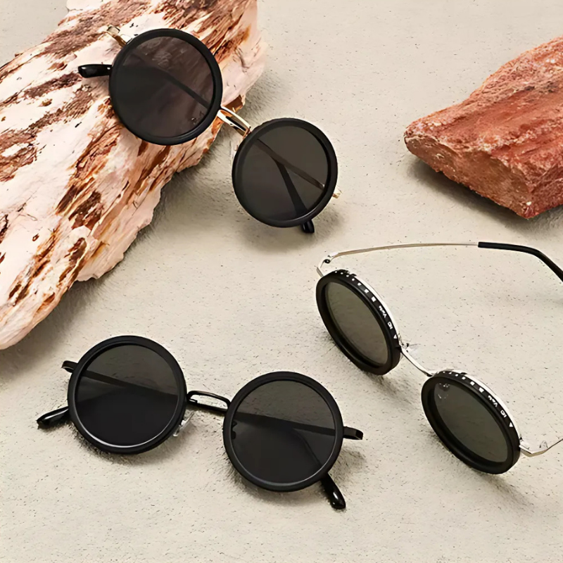 AdjustableSunglass: Lysende Lys Til Svakt Lys Justerbar Dimmingsolbrille Med Etui
