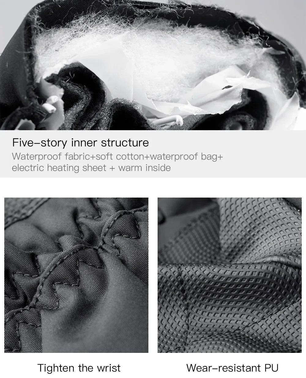 Icone™ ThermalGloves: Vanntett Vinter Hånd Varme Termiske Hansker