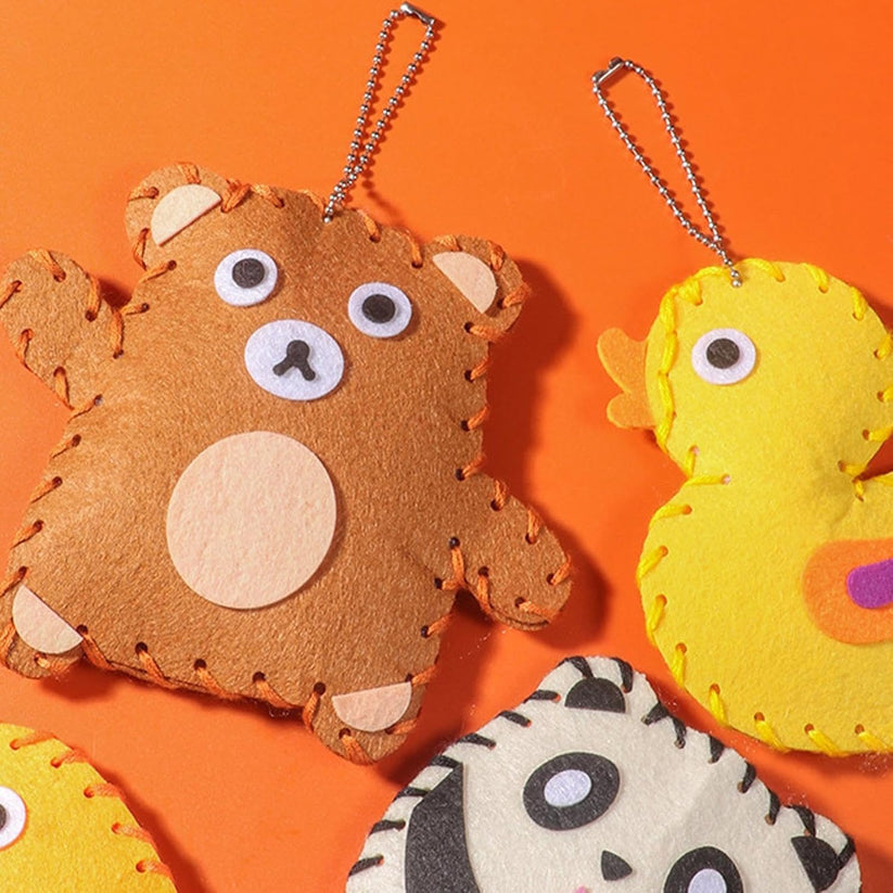 Kletshuts™ SewingCraft 1+1 GRATIS: DIY Dyr Sying Kit Barn Kreativt Håndverk Sett