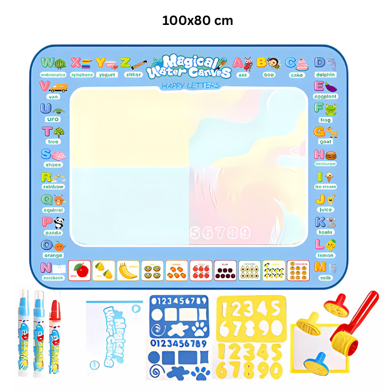 Kletshuts™ WaterCanvas: Gjenbrukbart Vanndoodle Lerretsett For Barn