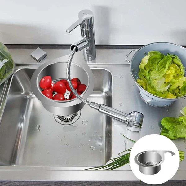 Globetrek° SinkStrainer 1+1 GRATIS: Rustfritt Filter Svan Stil Kumfilter