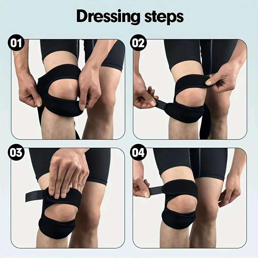 Icone™ KneeBrace 1+1 GRATIS: Justerbar Kne Stropp Borrelås Støtte Og Beskytter Støtte