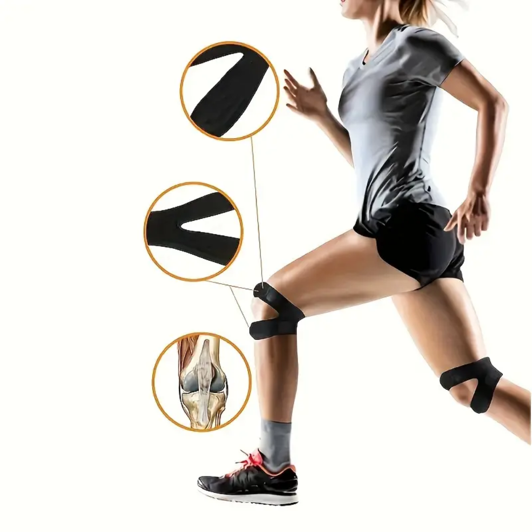 Icone™ KneeBrace 1+1 GRATIS: Justerbar Kne Stropp Borrelås Støtte Og Beskytter Støtte