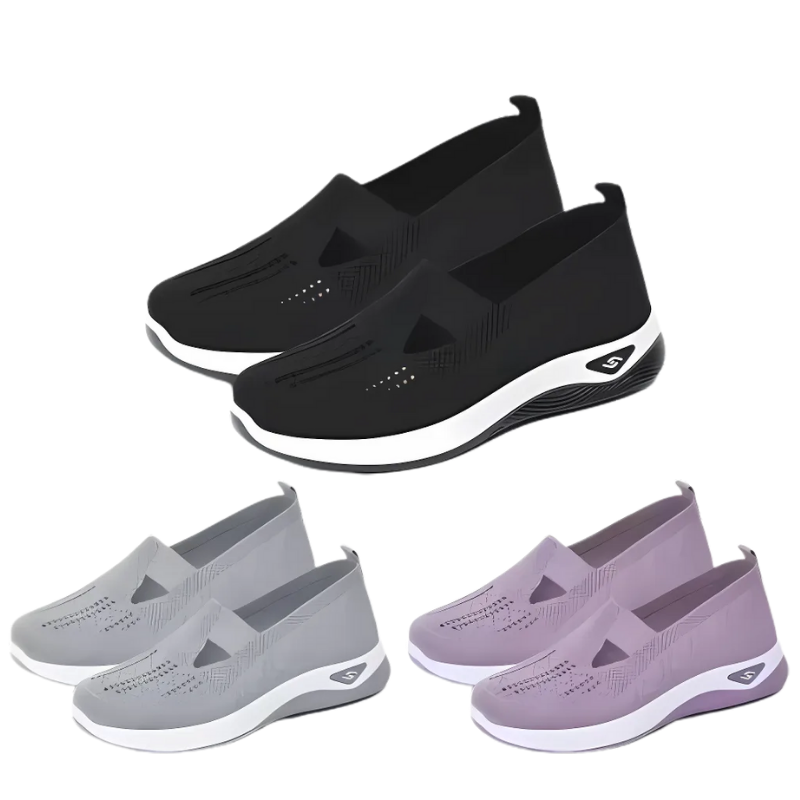 Happy™ StylishSneakers 1+1 GRATIS: Pustende Komfortabel Passform Stilige Joggesko
