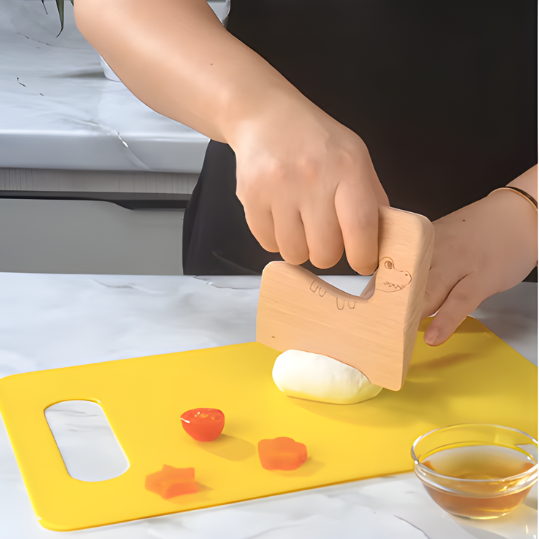 Kletshuts™ KidsKitchen: Trygt Kutting Lek Barn Kjøkken Leketøy Sett