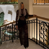 Icone™ LaceDress: Sexy Passform Komfortabel Rund Hals Blonderkjole