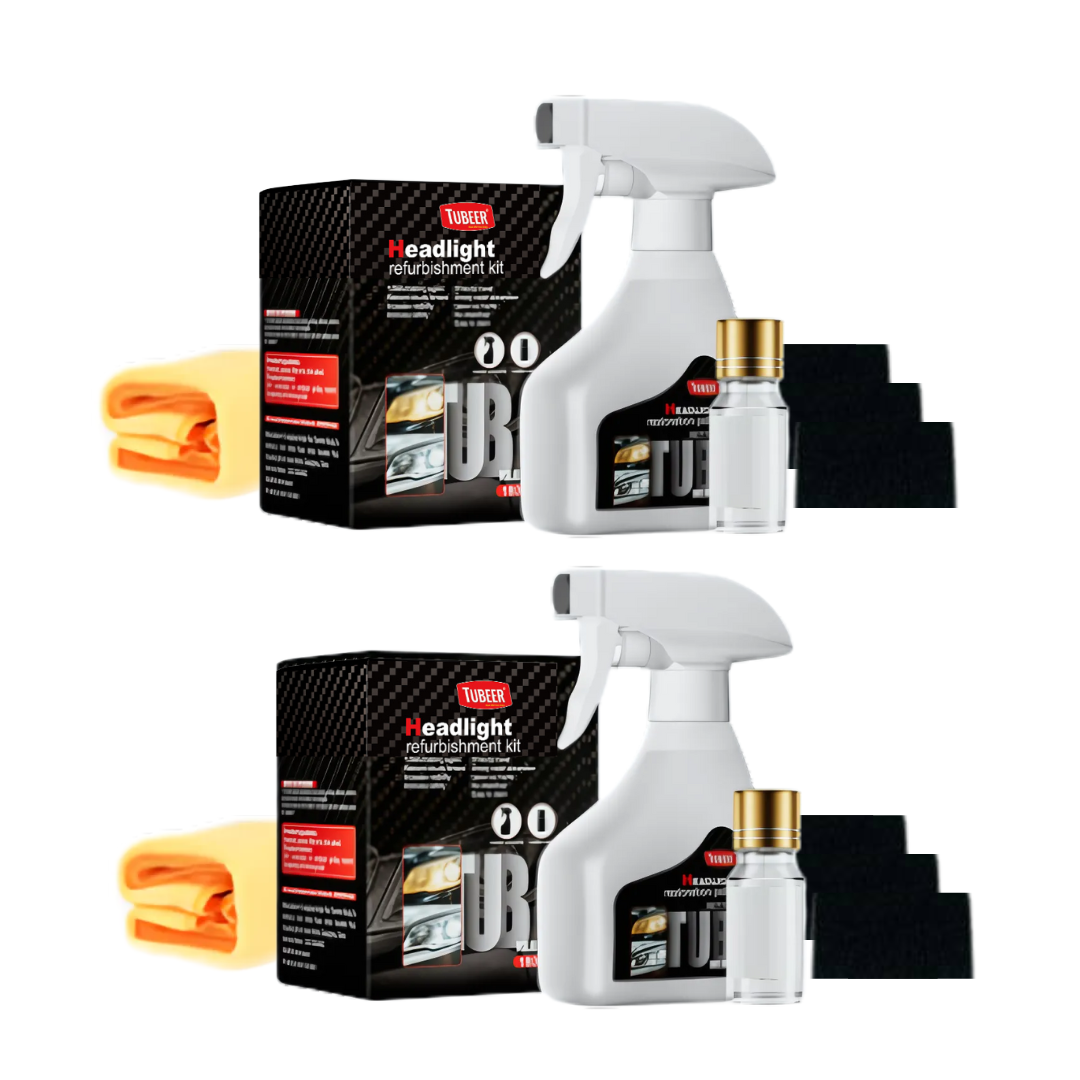 HeadlightSpray 1+1 GRATIS: Enkel Å Bruke Bilfrontlys Rengjøring Spray Sett