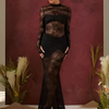 Icone™ LaceDress: Sexy Passform Komfortabel Rund Hals Blonderkjole