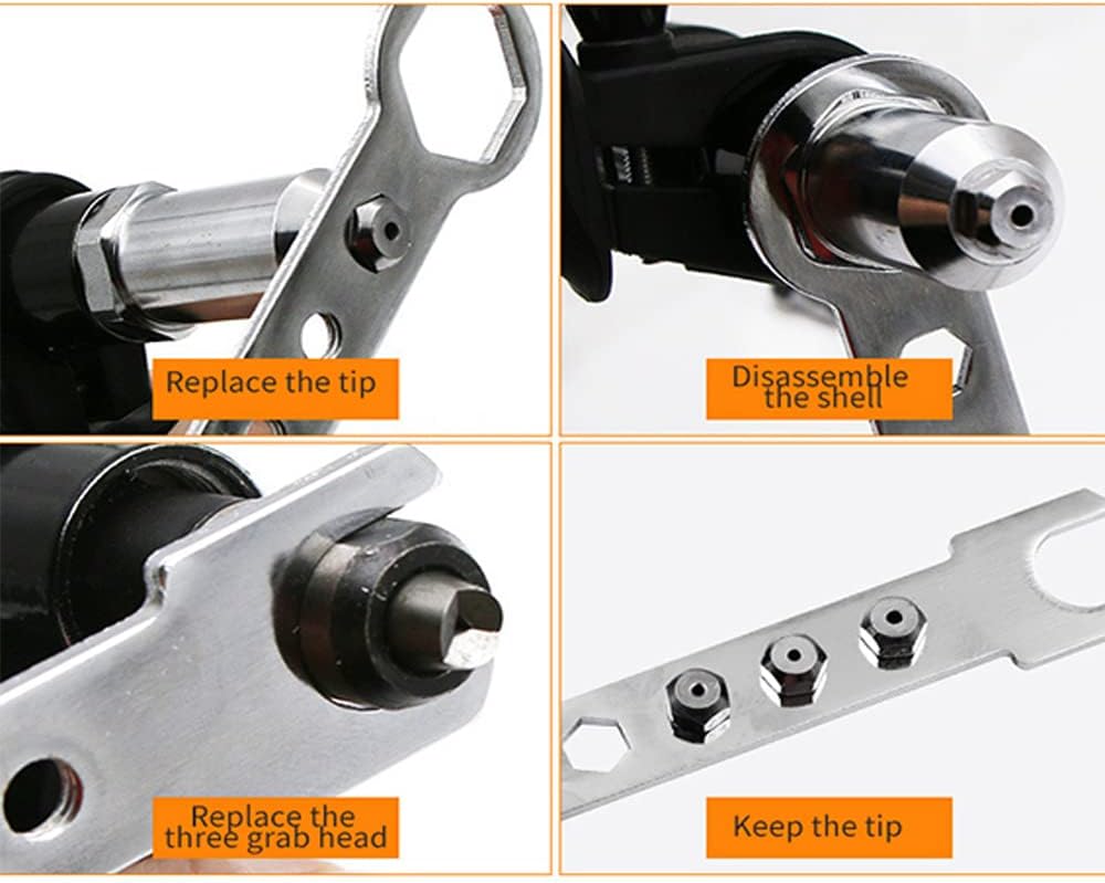 RivetAdapter - Profesjonell Nitte Pistol Adapter Kit