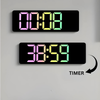 Globetrek° DigitalClock: Stor LED Skjerm Display Digital Klokke