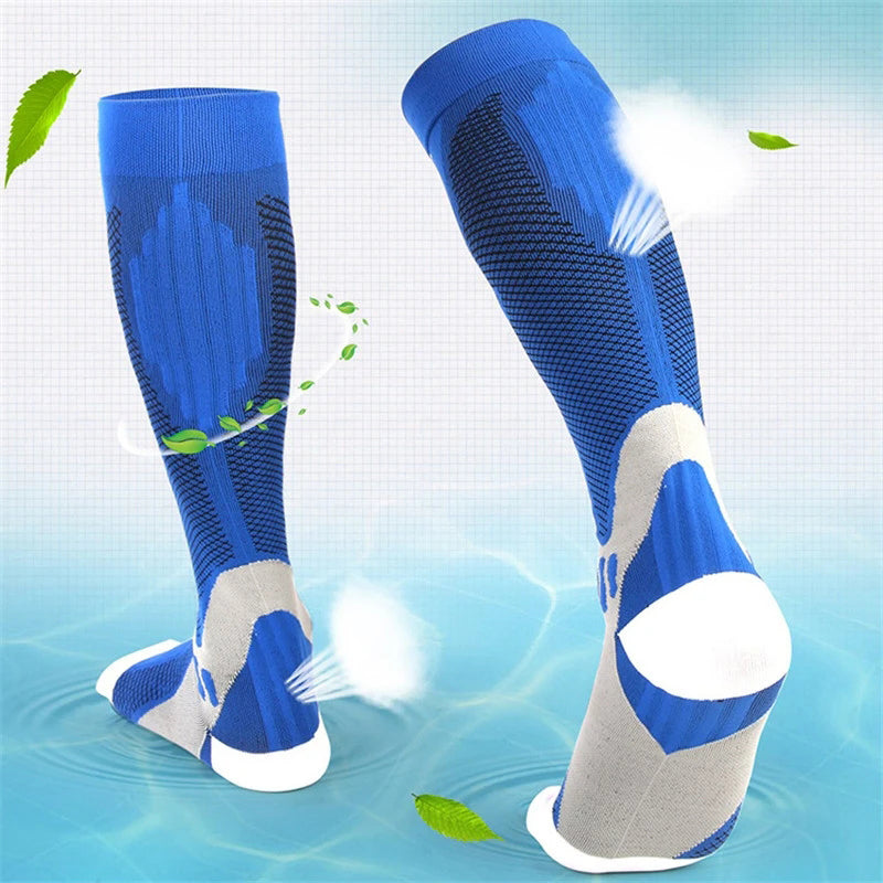 Happy™ CompressionSocks:Pustende Og Komfortable Kompresjons Sokker