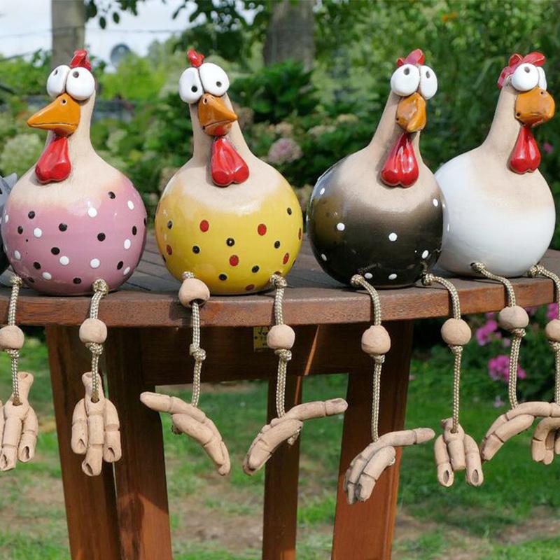 RoosterDecor - Hane Ornament Hage Dekorasjon