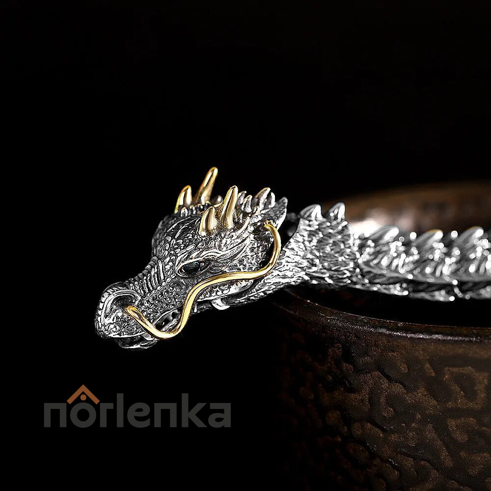 Jewelance™ SilverDragon - Sterlingsølv Sølv Armbånd