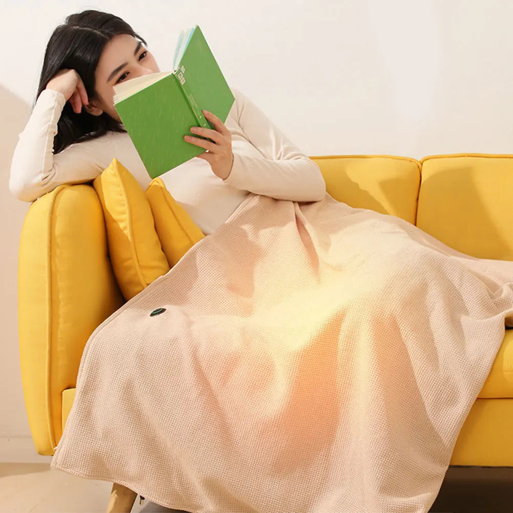 Icone™ HeatedShawl: Elektrisk Oppvarmet Sjal Termisk Komfort Vinter Varm Teppe