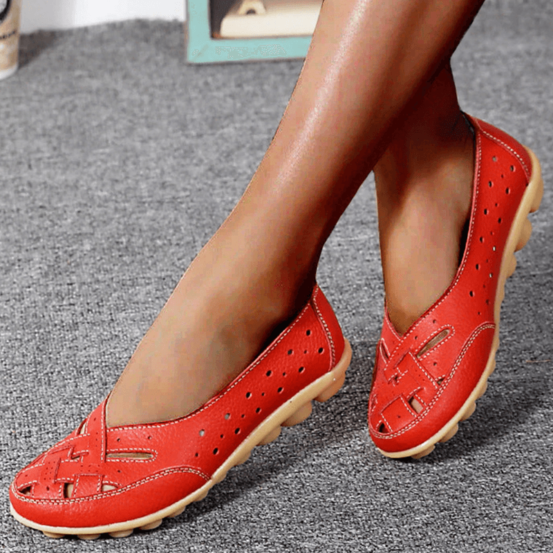 Happy™ SoftShoes: Fleksible, Myke Polstrede Flate Sko For Kvinner