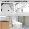 Globetrek° ToiletBolt 1+1 Sett GRATIS: Kraftig Duty Toalettsete Låsebolt Og Skruesett