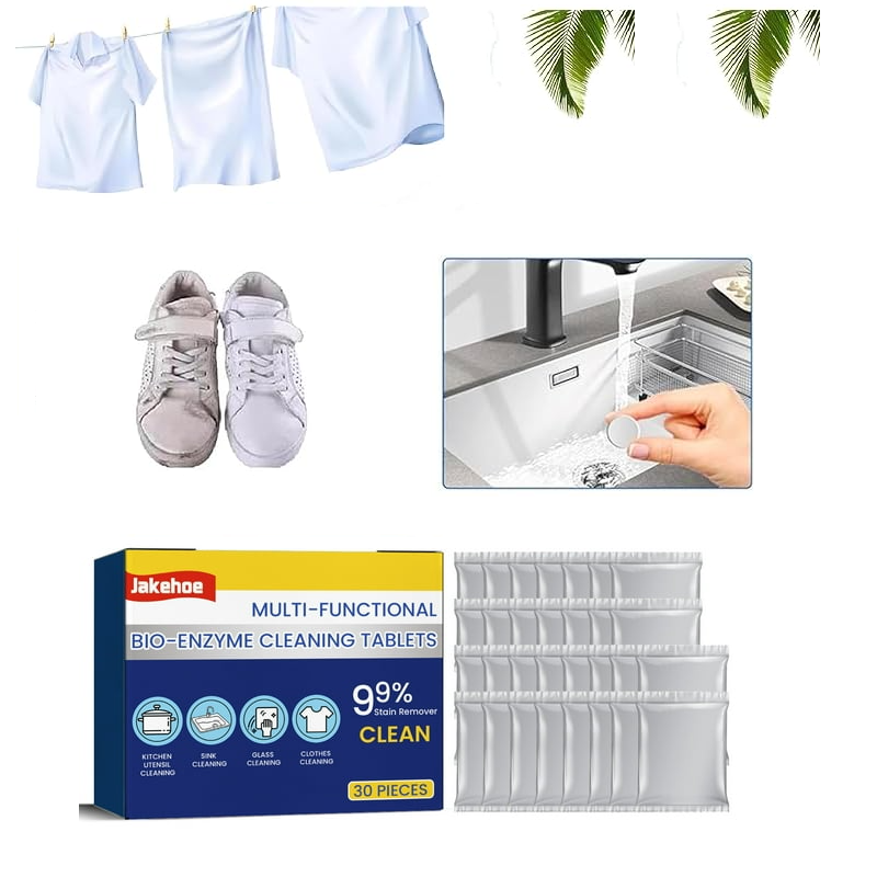Cleaner Pro° TotalClean: Multi Aksjon Bio-Enzym Totalt Ren Tabletter