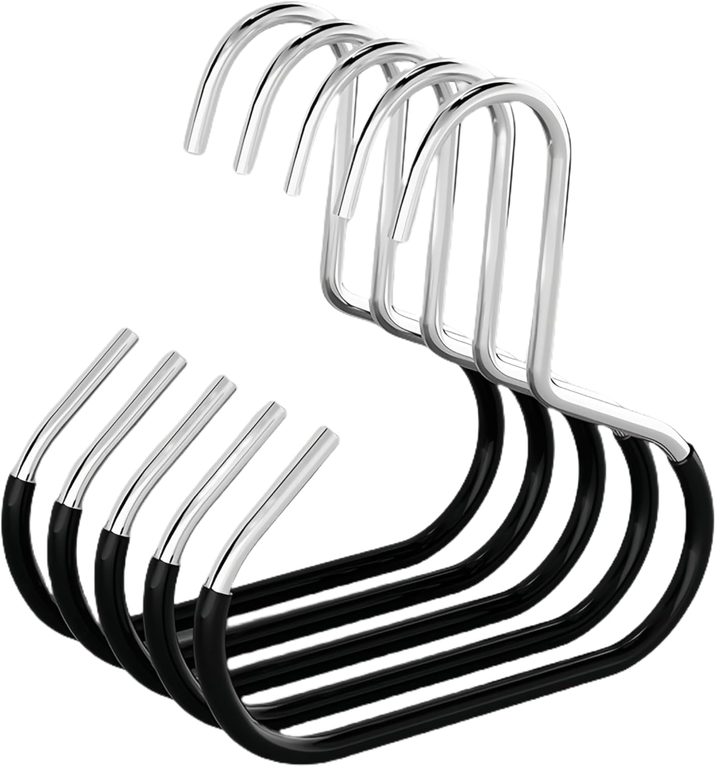 GlideHold® ClosetRing 10+10 GRATIS: Åpen Ring Plassbesparer Skaphenger