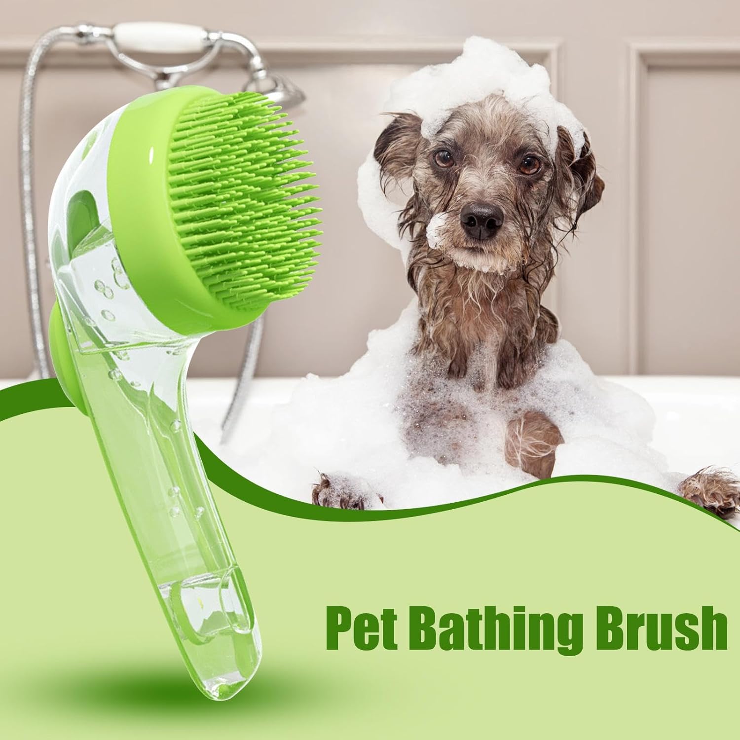DogCatFri™ PetScrub: Kjæledyr Skrubbe Og Vaske Såpe Dispenser