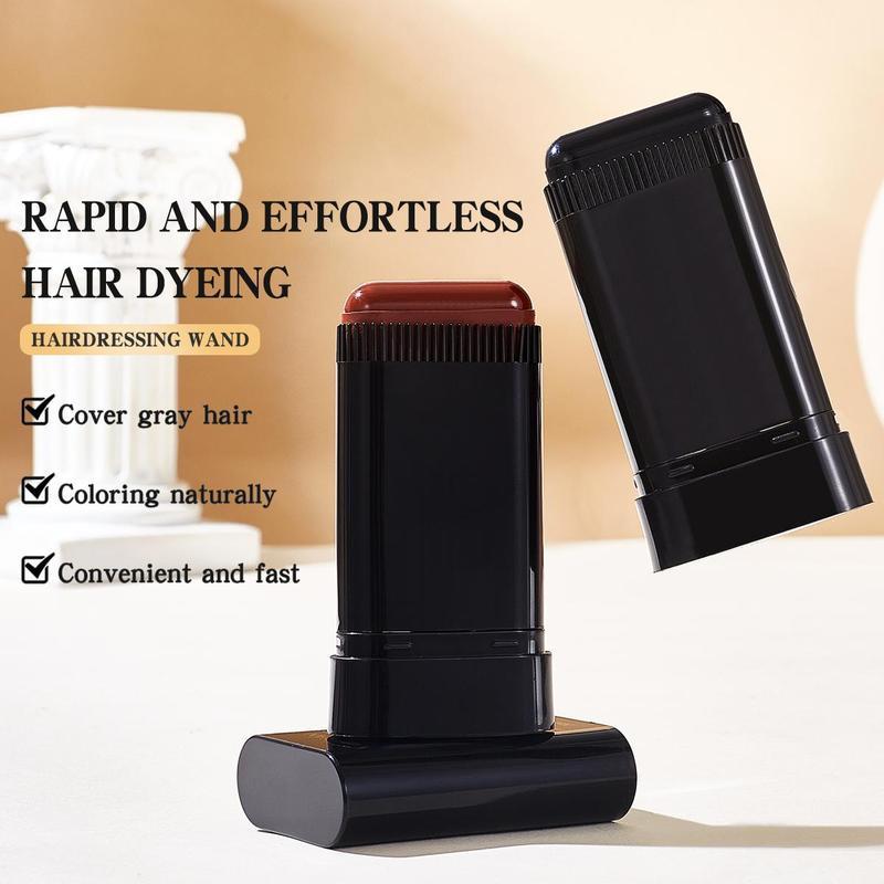Rose® HairStick 1+1 GRATIS: 2 I 1 Øyeblikkelig Hårfarge Og Kam Vridbar Pinne