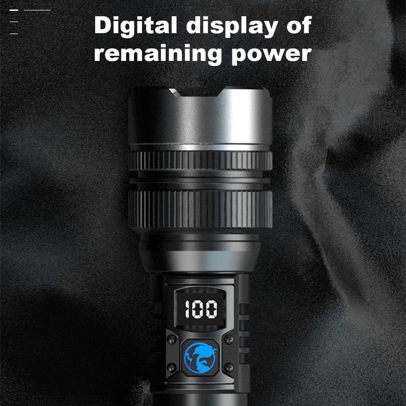 Ledsen™ AdjustableFlashlight: Ultrasterk Oppladbar Lommelykt Med Justerbar Stråle