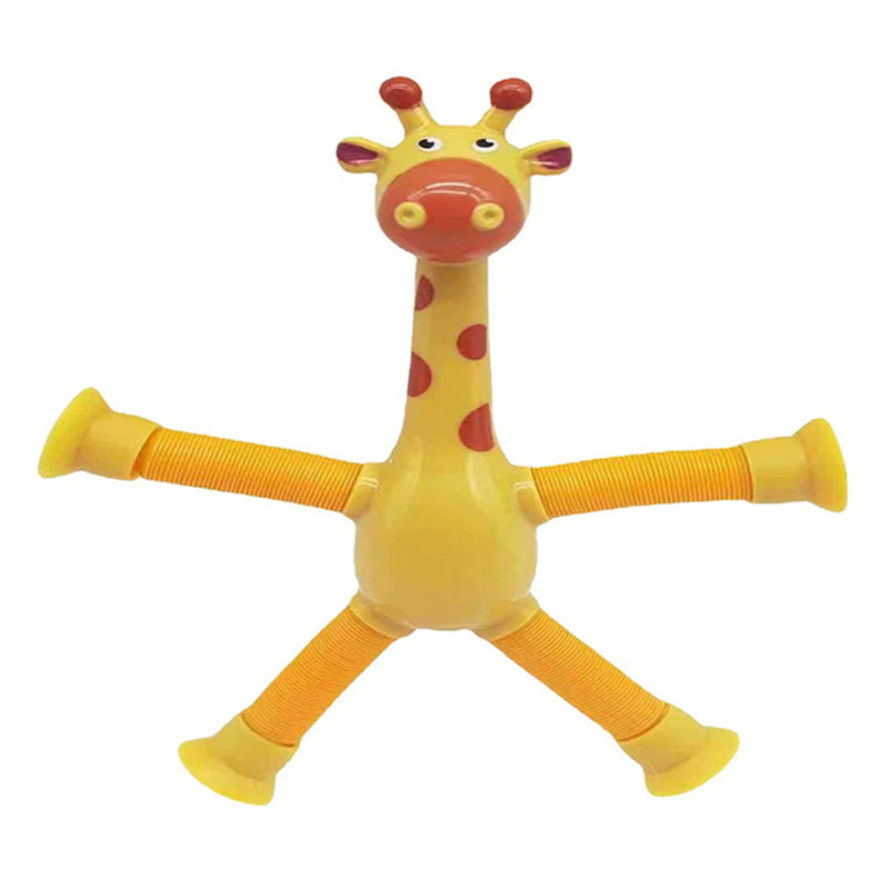 Kletshuts™ StretchyGiraffe: Teleskopisk Stretchy Giraff Leketøy Med Sugekopp