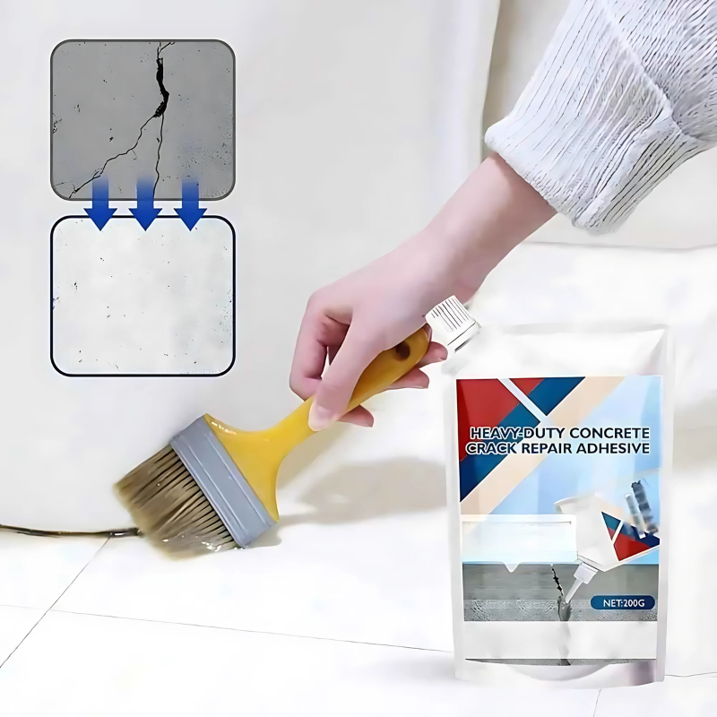 CrackFix 1+1 GRATIS - Kraft Belastet Betong Sprekk Reparere Lim