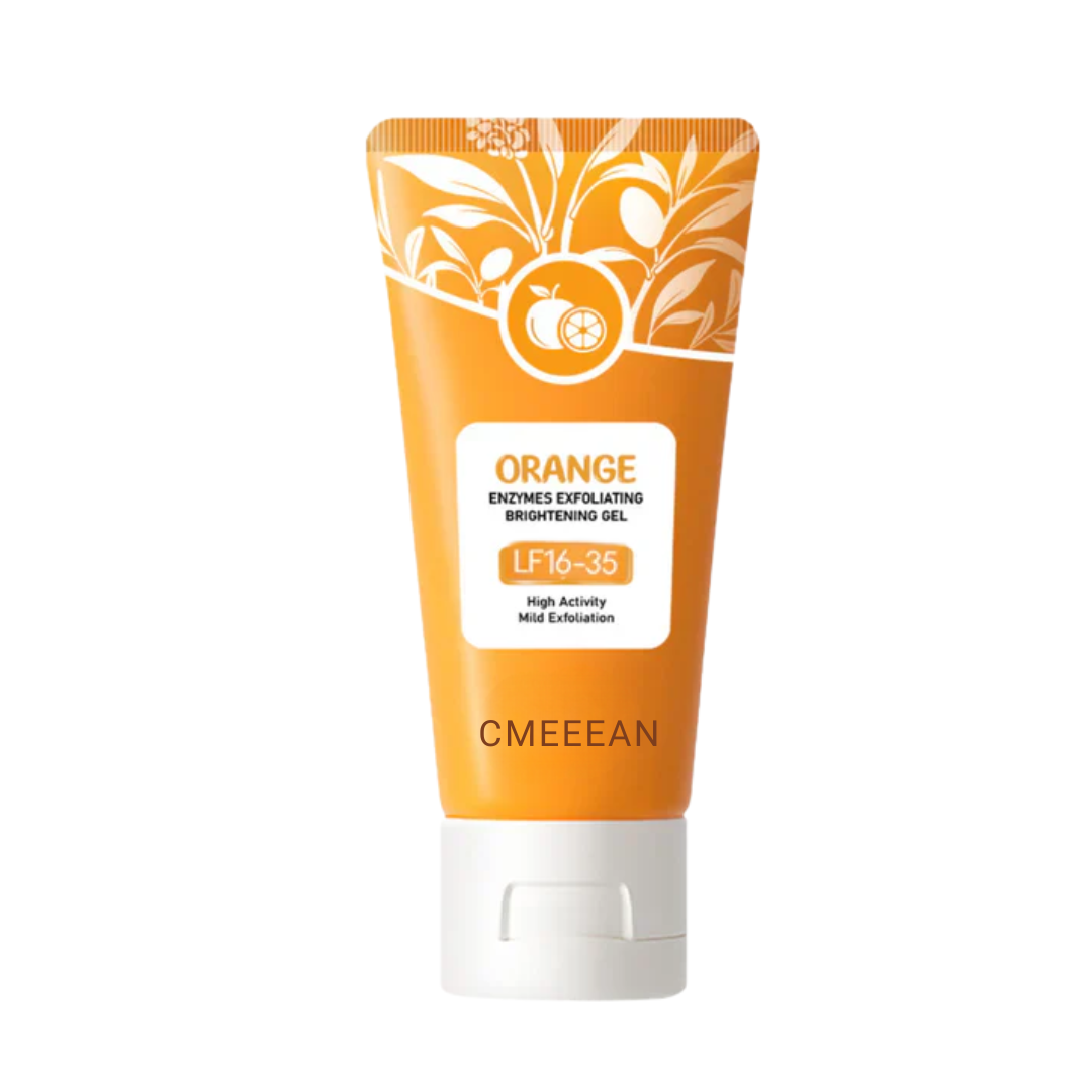 ExfoliatingGel 1+1 GRATIS: Orange Eksfolierende Gel Mild Død Hud Fjerner