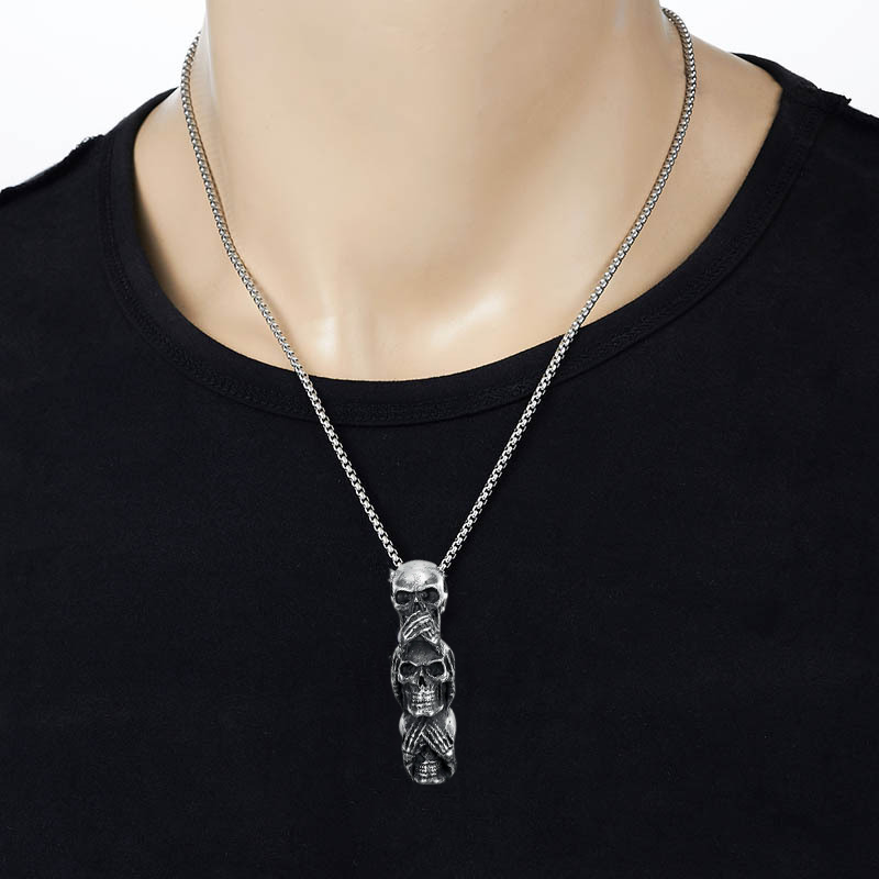 Jewelance™ SkullNecklace: Hodeskalle Halskjede Til Menn Og Kvinner