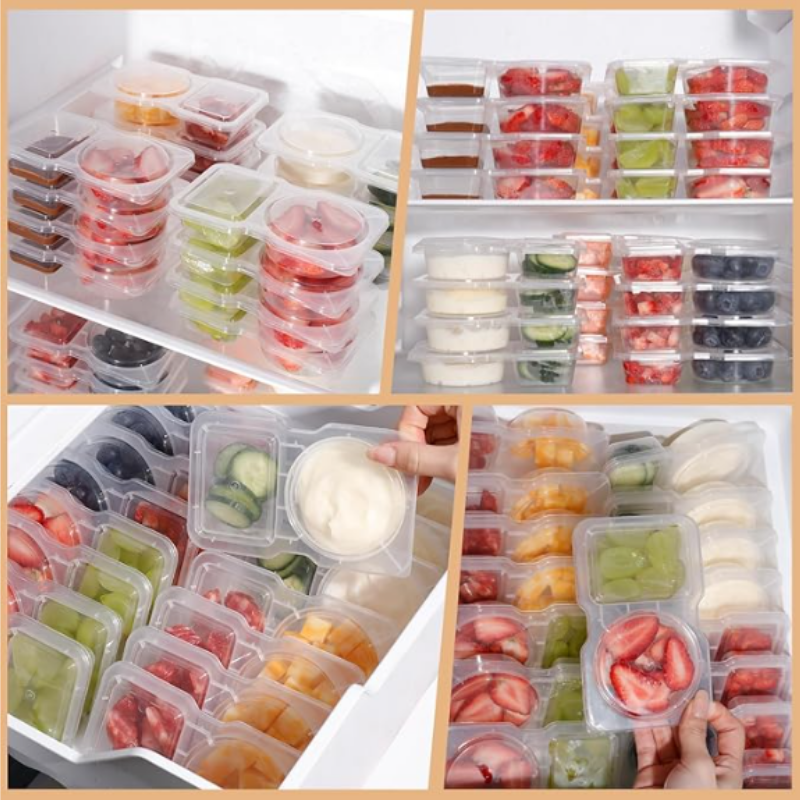 Globetrek° FoodContainer: Dual Kompartiment Matoppbevaringsbeholder