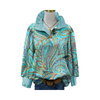 Icone™ FormalBlouse: Stilfull Langermet Unik Print Formell Bluse