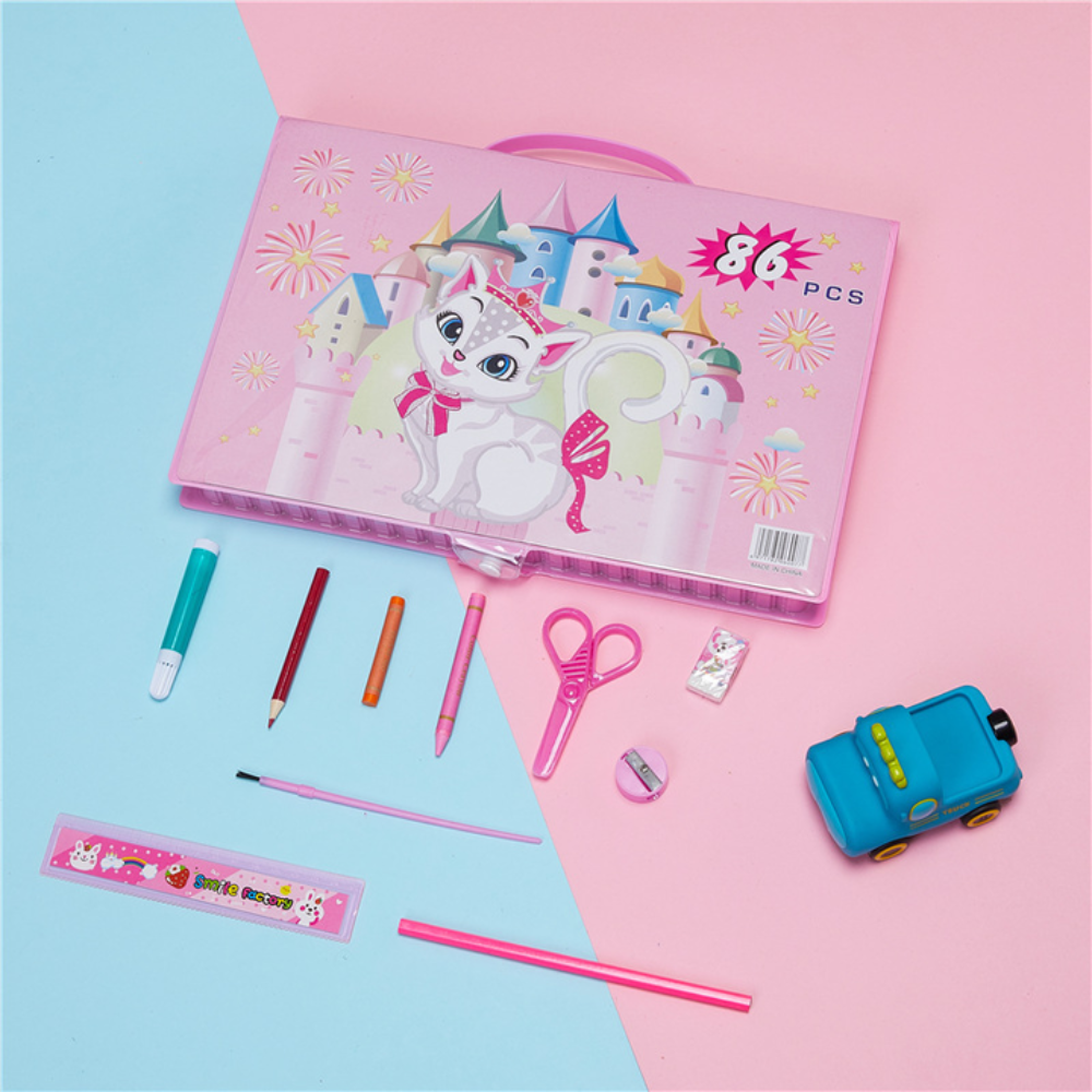 Kletshuts™ ColoringSet: Fantastisk Bærbar Barn Fargelegging Kit