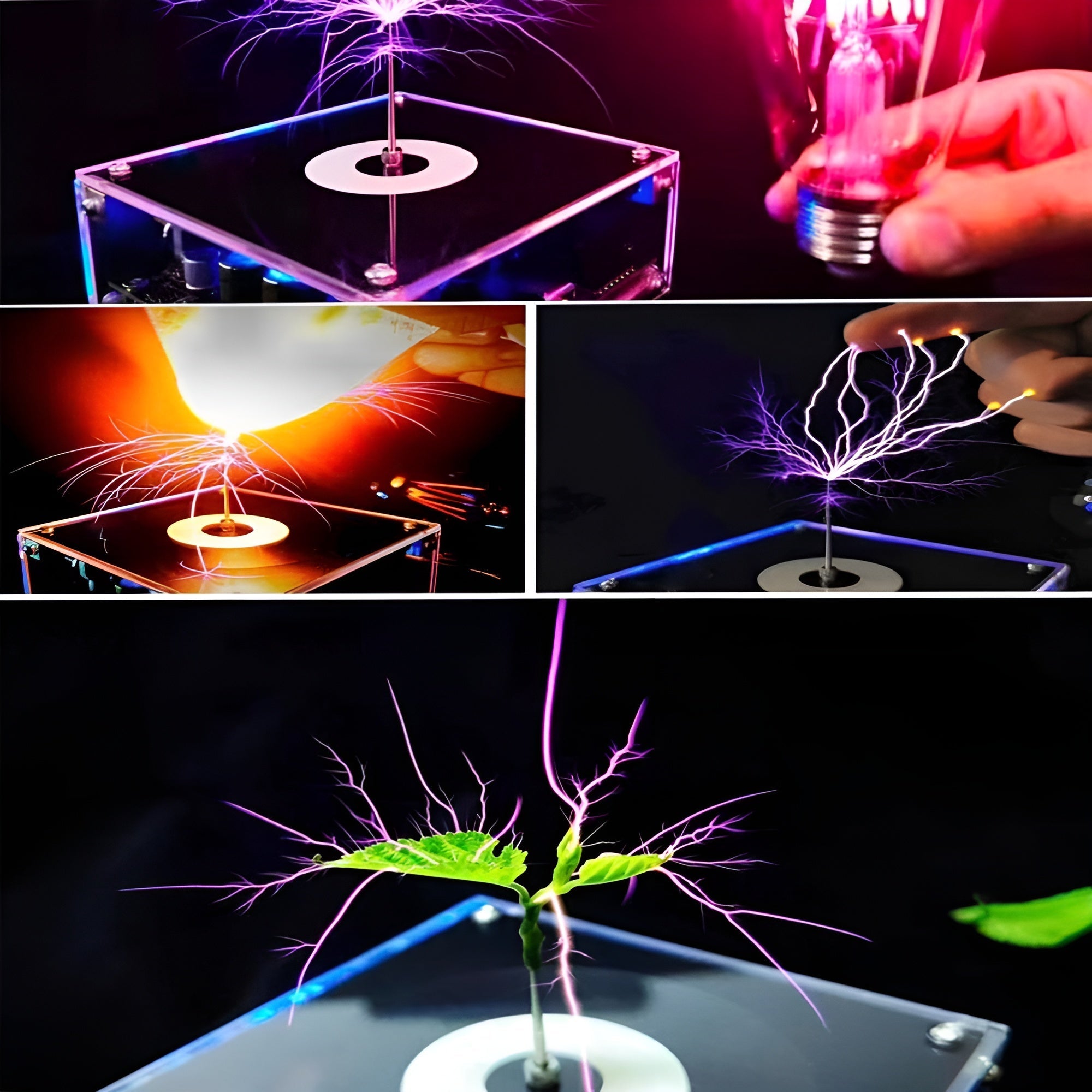 MusicalSpark: Tesla Spol Elektrisk Musikalsk Gnist Og Lyn Enhet