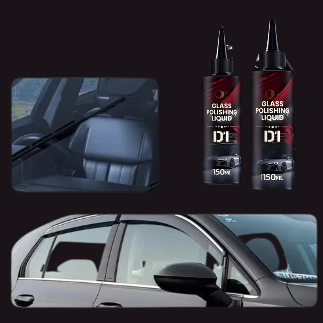 Cleaner Pro° GlassPolisher 1+1 GRATIS: Bil Glass Rengjøringsmiddel Og Polerings Flytende