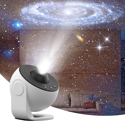 GalaxyProjector - 360° Roterende Galakse Natt Lys