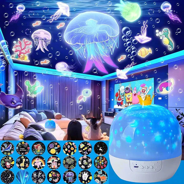 Ledsen™ MagicLight: Magisk Barnas Nattlys Projektor